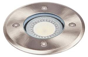 Zewnętrzna Lampa Lindby, Insa, ściemnialny, metaliczny, taras, stal szlachetna, nowoczesny