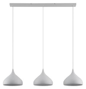 Lampa Wisząca Lindby, Elamira, ściemnialny, biały, salon, metal, nowoczesny