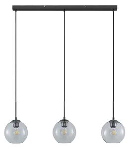 Lampa Wisząca Lindby, Firano, ściemnialny, szary, salon, metal, nowoczesny