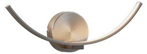 Lampa Ścienna Lindby, Iven, szary, salon, metal, nowoczesny
