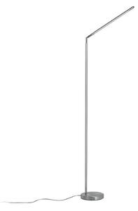 Lampa Podłogowa Lindby, Jabbo, szary, gabinet | pracownia, metal, nowoczesny