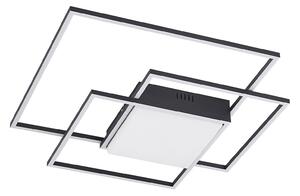 Lampa Sufitowa Lindby, Nelinka, czarny, salon, metal, nowoczesny