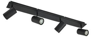 Lampa Sufitowa Lindby, Joffrey, ściemnialny, czarny, salon, metal, nowoczesny