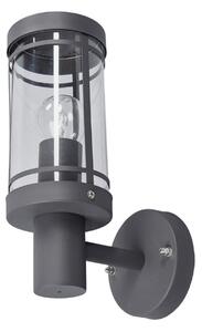 Zewnętrzna Lampa Lindby, Djori, szary, balkon, stal szlachetna, nowoczesny