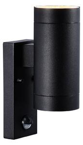 Zewnętrzna Lampa Nordlux, TIN Maxi Sensor, czarny, metal, nowoczesny