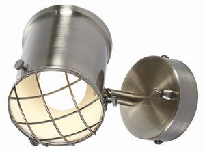 Lampa Sufitowa Lindby, Ebbi, ściemnialny, antyczny mosiądz, salon, metal, nowoczesny