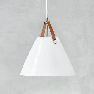 Lampa Wisząca DFTP by Nordlux, Strap 27, ściemnialny, biały, salon, szkło, nowoczesny