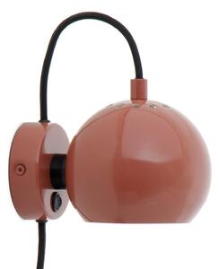 Lampa Ścienna FRANDSEN, Ball Magnet, czerwony, salon, metal, design