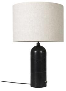 Lampa Stołowa GUBI, ściemnialny, czarny, salon, marmur