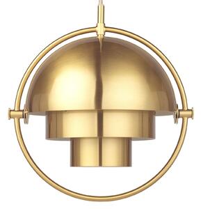 Lampa Wisząca GUBI, Multi-Lite, ściemnialny, złoty | mosiężny, salon, metal, design