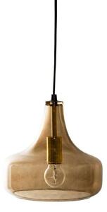 Lampa Wisząca Bloomingville, brąz rdzawy, salon, szkło