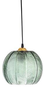 Lampa Wisząca Bloomingville, zielony, salon, szkło