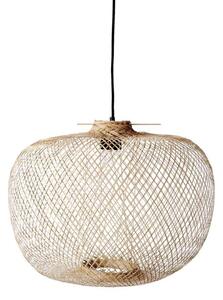 Lampa Wisząca Bloomingville, drewniany, salon, bambus