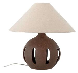 Lampa Stołowa Bloomingville, brąz rdzawy, salon, kamień