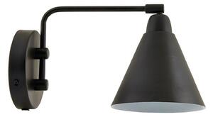 Lampa Ścienna House Doctor, czarny, salon, metal