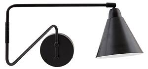 Lampa Ścienna House Doctor, czarny, salon, metal