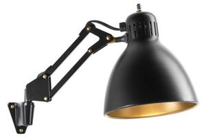 Lampa Ścienna NORDIC LIVING, złoty | mosiężny, sypialnia, aluminium
