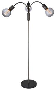 Lampa Podłogowa Halo Design, czarny, salon, metal