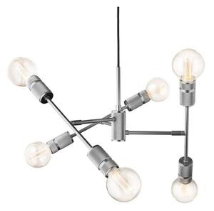 Lampa Wisząca Halo Design, szary, jadalnia, metal
