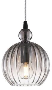 Lampa Wisząca Halo Design, szary, jadalnia, szkło
