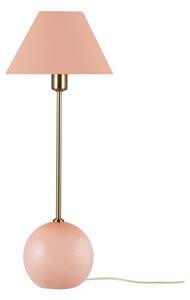 Lampa Stołowa Globen Lighting, pudrowy róż, salon, szkło
