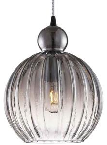 Lampa Wisząca Halo Design, szary, jadalnia, szkło