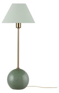 Lampa Stołowa Globen Lighting, IRIS, zielony, salon, szkło, vintage
