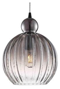 Lampa Wisząca Halo Design, szary, jadalnia, szkło