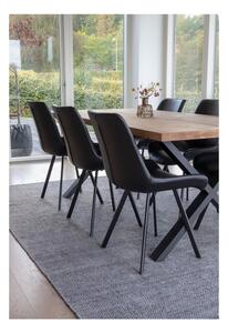 Czarne krzesła zestaw 2 szt. Memphis – House Nordic