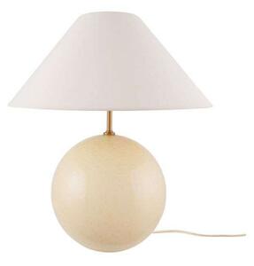 Lampa Stołowa Globen Lighting, IRIS, beżowy, salon, szkło, vintage