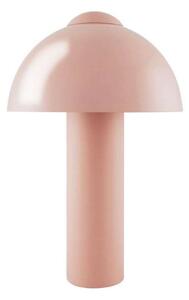Lampa Stołowa Globen Lighting, pudrowy róż, salon, metal