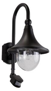 Zewnętrzna Lampa Lindby, Daphne, ściemnialny, czarny, balkon, aluminium, nowoczesny