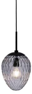 Lampa Wisząca Halo Design, szary, salon, szkło