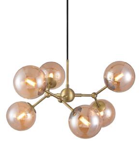Lampa Wisząca Halo Design, złoty | mosiężny, jadalnia, metal