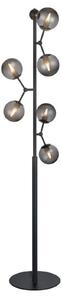 Lampa Podłogowa Halo Design, szary, salon, metal
