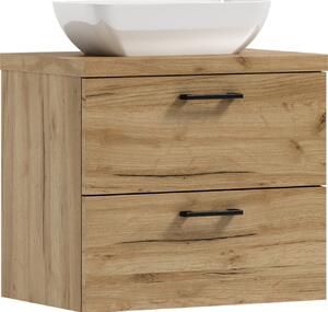 Meble ADK | Szafka wiszca, 53,2 x 50,5 x 40,6 cm, z umywalk, Craft Gold LUNA 60