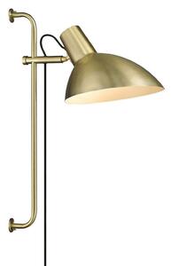 Lampa Ścienna Halo Design, złoty | mosiężny, salon, metal