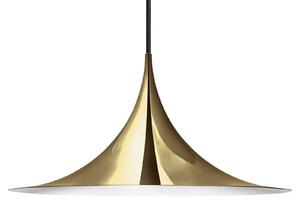 Lampa Wisząca GUBI, Semi, ściemnialny, złoty | mosiężny, salon, metal, design