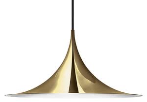 Lampa Wisząca GUBI, Semi, ściemnialny, złoty | mosiężny, salon, metal, design