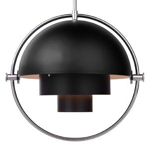 Lampa Wisząca GUBI, Multi-Lite, ściemnialny, czarny, salon, metal, design
