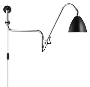 Bestlite BL10 Lampa Ścienna Ø16 Chrom/Czarna