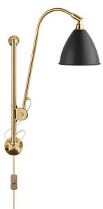 Lampa Ścienna GUBI, złoty | mosiężny, salon, metal