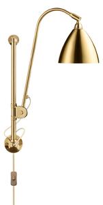 Lampa Ścienna GUBI, złoty | mosiężny, salon, metal