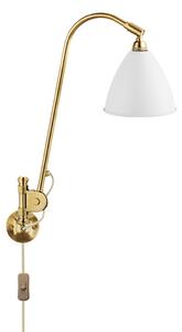 Bestlite BL6 Lampa Ścienna Ø16 Mosiądz/Matowa Biała