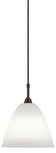 Lampa wisząca Bestlite BL9, Ø 21 cm, czarna/opalowa