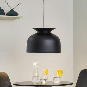 Lampa Wisząca GUBI, Ronde, ściemnialny, czarny, salon, metal, design
