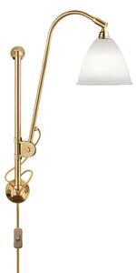 Lampa Ścienna GUBI, złoty | mosiężny, salon, metal