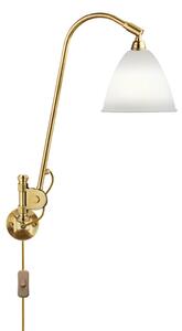 Lampa Ścienna GUBI, złoty | mosiężny, salon, metal