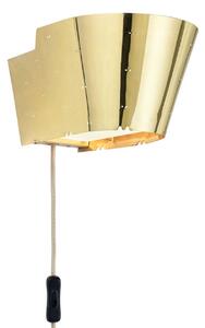 Lampa Ścienna GUBI, 9464, złoty | mosiężny, salon, metal, design