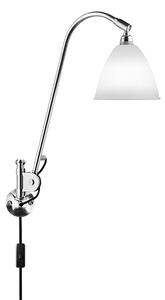 Bestlite BL6 Lampa Ścienna Ø16 Chrom/Porcelana